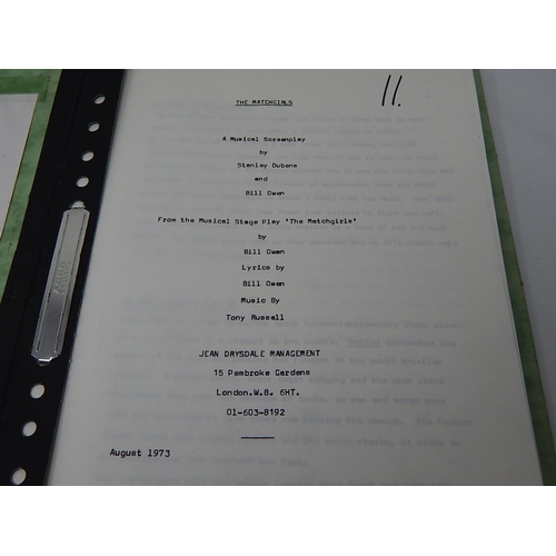 300 - Two 1970's Scripts by Bill Owen & Tony Russell: 