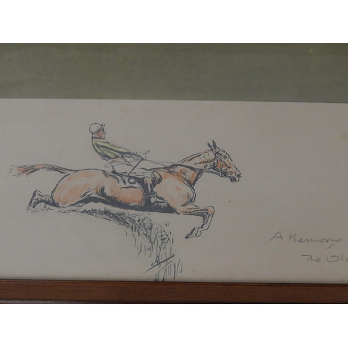 304 - Snaffles: Charles Johnson Payne 1884-1967: Signed Framed & Glazed Print: 