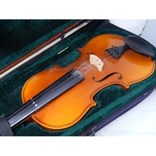 311 - Violin & Bows In Fitted Case