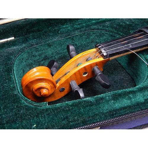 311 - Violin & Bows In Fitted Case