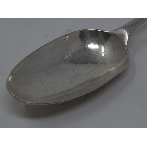 261 - C18th Silver Picture Back Table Spoon: Hallmarked London 1764: Length 20cm