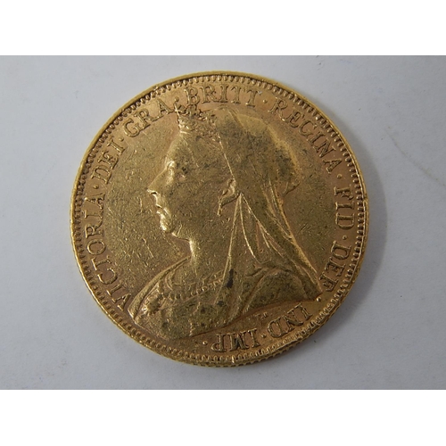 231 - Queen Victoria Full Gold Sovereign 1899