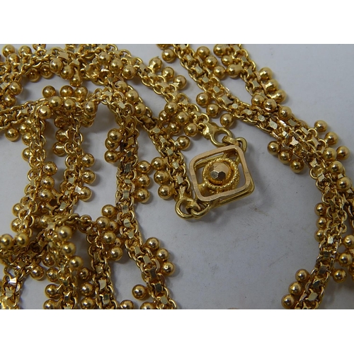 233 - 22ct Gold Necklace: Weight 17.3g