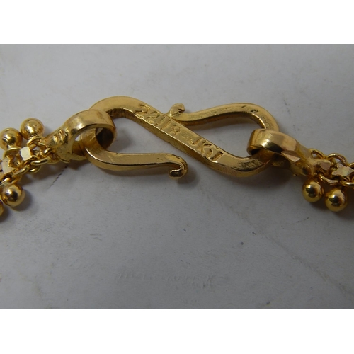 233 - 22ct Gold Necklace: Weight 17.3g