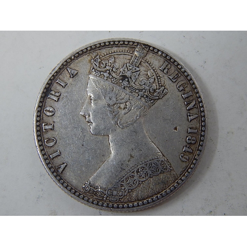 80 - Queen Victoria Godless Florin 1849