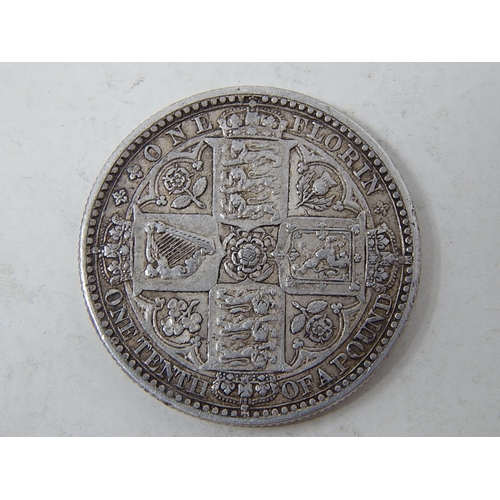 80 - Queen Victoria Godless Florin 1849