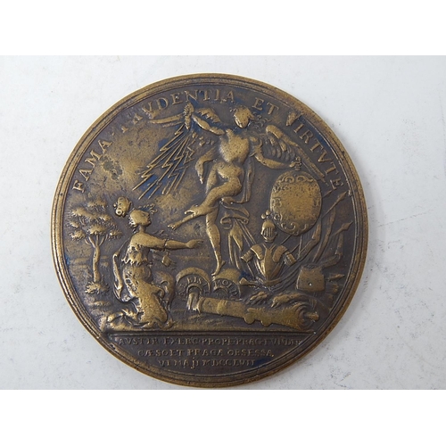 88 - Prussia, Frederick the Great, medal 'Battle of Prague'
Date: 1757
Large circular bronze medal struck... 