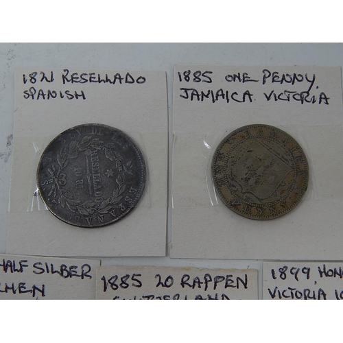 71 - 7 x C19th Silver World Coins