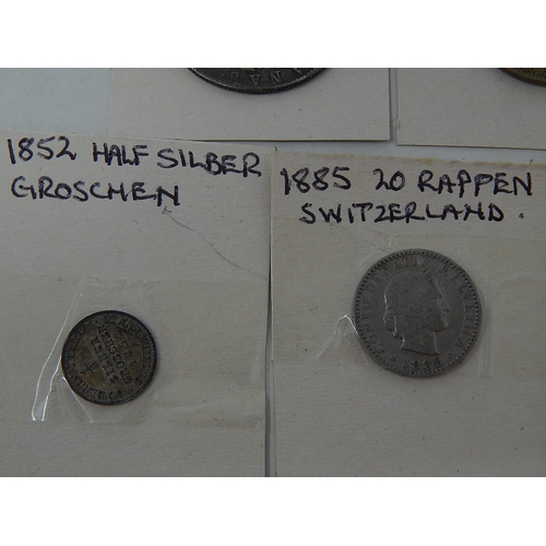 71 - 7 x C19th Silver World Coins