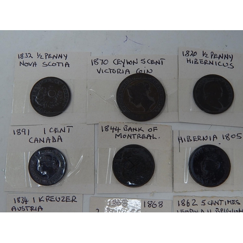 77 - 9 x C19th World Coins, All Written Up.