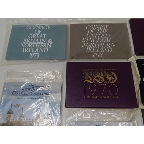 61 - 1983 Royal Mint Coin Collection (2), Coinage of Great Britain & Northern Ireland Coin Sets 1970 (2) ... 