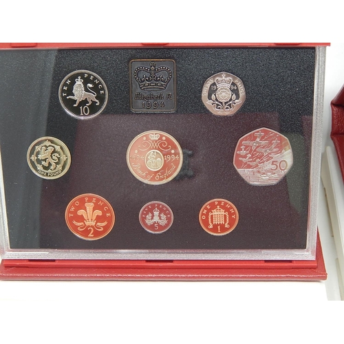 62 - United Kingdom Proof Collection Sets with C.O.A's 1986, 1989, 1990, 1991, 1992, 1994