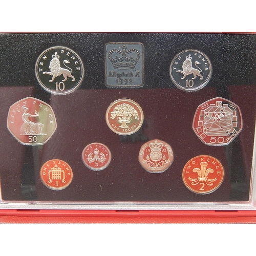 62 - United Kingdom Proof Collection Sets with C.O.A's 1986, 1989, 1990, 1991, 1992, 1994