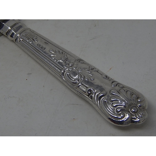 152 - Silver handled cake slice - Sheffield 1963