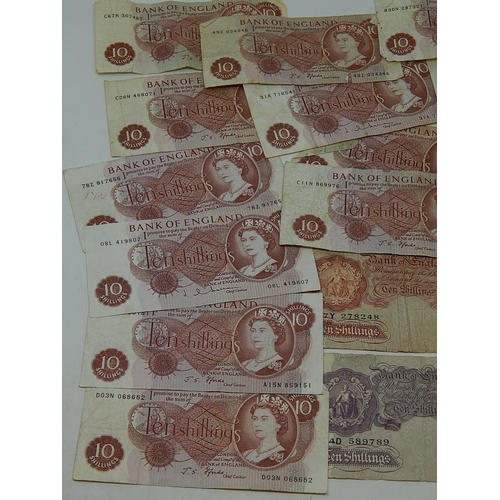 107 - Bank of England 10-/- Notes (19)