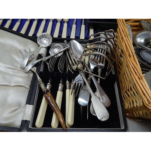 11 - A very large quantity of EPNS Silver-Plated items