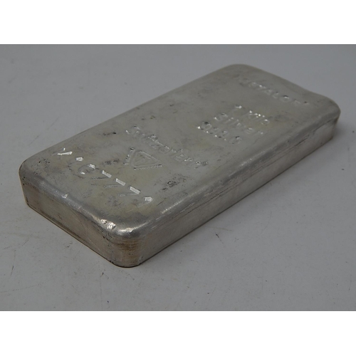 121 - METALOR 1 Kilo .999 Silver Bullion Bar