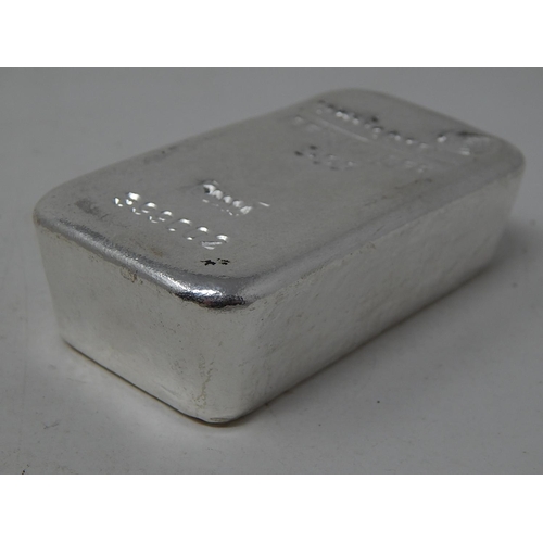 122 - UMICORE 1 Kilo .999 Silver Bullion Bar