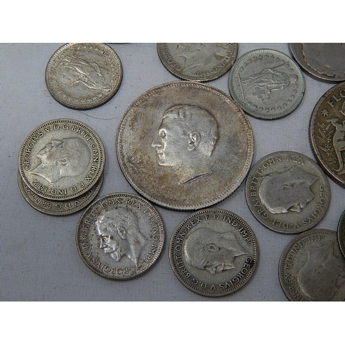 120 - Silver Coinage: Gross weight 84g