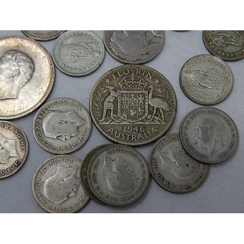 120 - Silver Coinage: Gross weight 84g