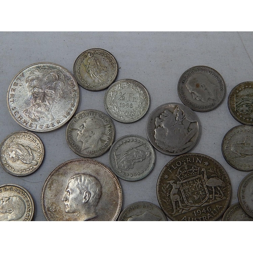 120 - Silver Coinage: Gross weight 84g