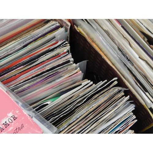 351 - Records: A Box containing a very large quantity of 1960's, 70's & 80's singles