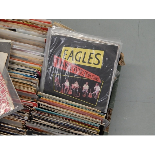 352 - Records: A Box containing a very large quantity of 1960's, 70's & 80's singles