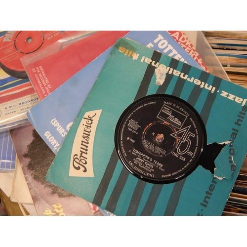 352 - Records: A Box containing a very large quantity of 1960's, 70's & 80's singles