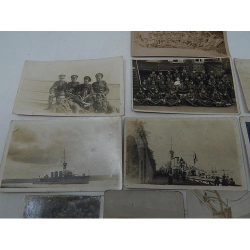 363 - WWI Military & Naval Postcards: Unused.