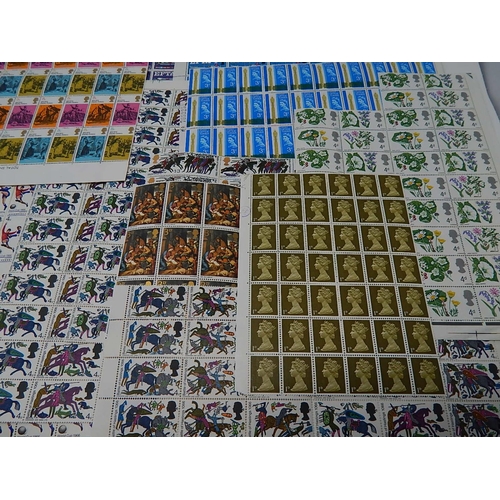 374 - Large Collection of British Blocks/Sheets of MNH with original gum.