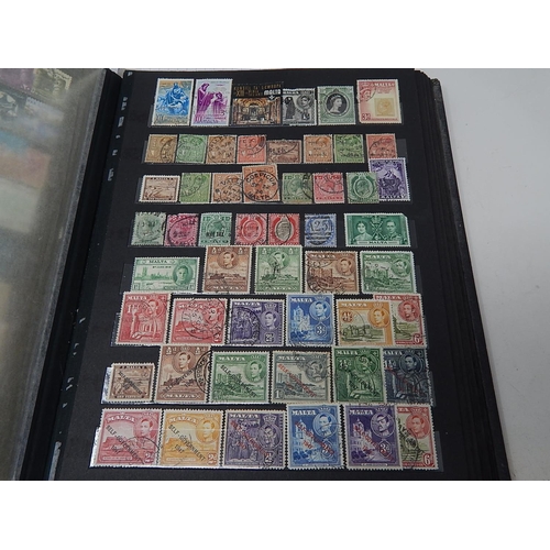 370 - Stockbook of early/modern with overprints World Stamps