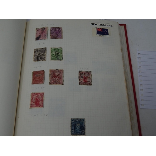 372 - Old School York Stamp Album with High Catalogue Value: Examples including 1883 Stamps, All British C... 