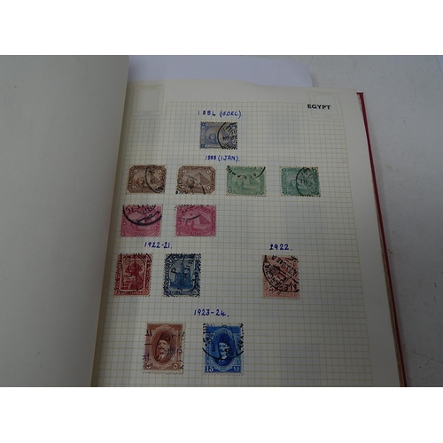 373 - Old School York Stamp Album: Nice Examples of Asia, America & Africa, all hinged