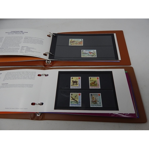 364 - Four Official Isle of Man Post Office Authority Albums MNH Stamps.