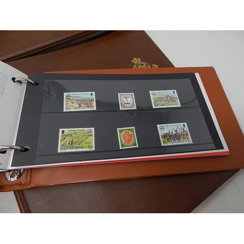 364 - Four Official Isle of Man Post Office Authority Albums MNH Stamps.