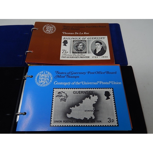 365 - Two Official Guernsey Post Office MNH Stamp Albums