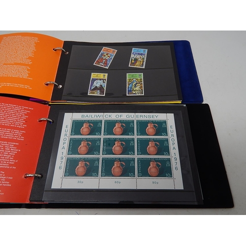 365 - Two Official Guernsey Post Office MNH Stamp Albums