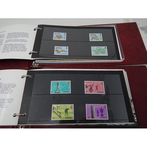 366 - Two Official Jersey Post Office MNH Stamp Albums