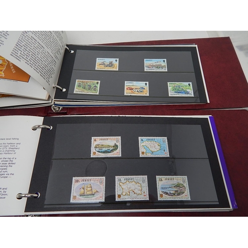 366 - Two Official Jersey Post Office MNH Stamp Albums