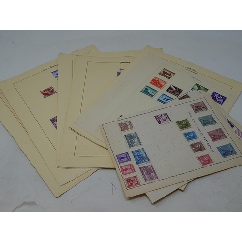 368 - Collection of WWII Third Reich Stamps on 10 Album Pages: High Catalogue Value