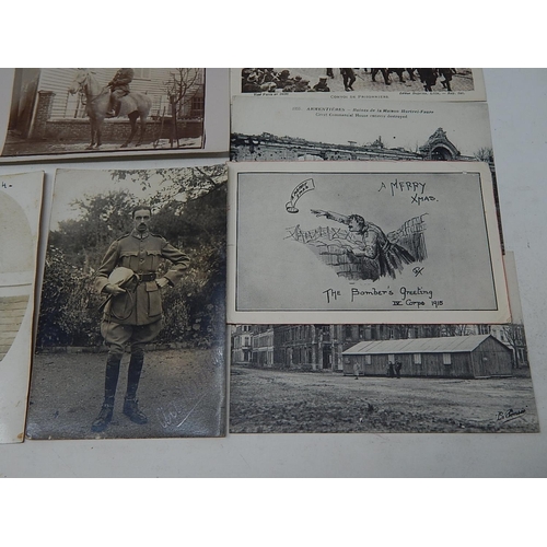 378 - A Quantity of WWI Postcards Including Humorous Drawings Mainly by M. Crete together with a set of pa... 