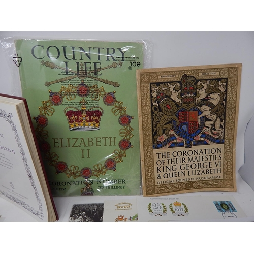 377 - A Large Quantity of Interesting Royal Commemorative Coronation Souvenirs comprising books, pamphlets... 