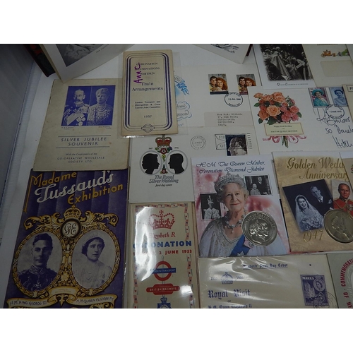 377 - A Large Quantity of Interesting Royal Commemorative Coronation Souvenirs comprising books, pamphlets... 