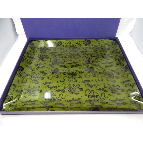 380 - Shanghai Tang: Large Tea Tray Measuring 53cm x 40cm in Original Fitted Box