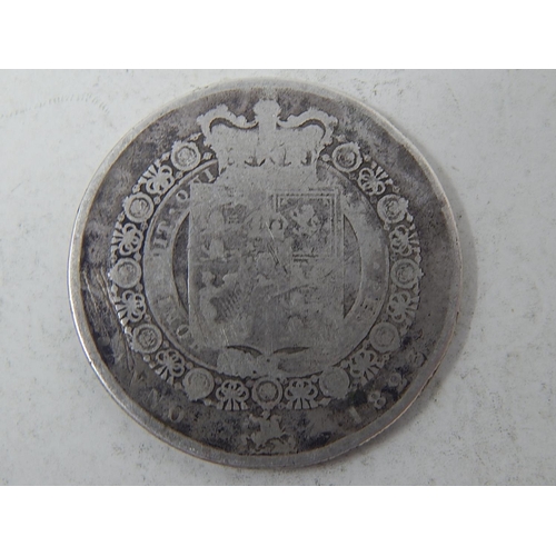 120G - George IV 1823 Halfcrown S3808 about Fine