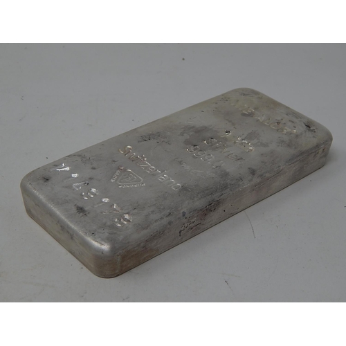 155E - METALOR 1 Kilo .999 Silver Bullion Bar