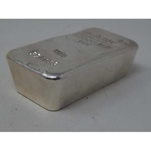 155F - UMICORE 1 Kilo .999 Silver Bullion Bar