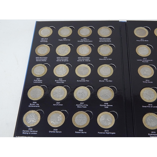 15 - Collection of 38 x £2 coins in collector's album generally Very Fine or better