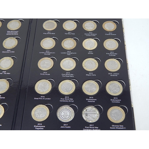 15 - Collection of 38 x £2 coins in collector's album generally Very Fine or better