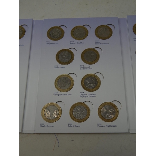 67 - GB Coin Hunt UK £2 Coin Collection album containing 37 x £2 Commemorative coins